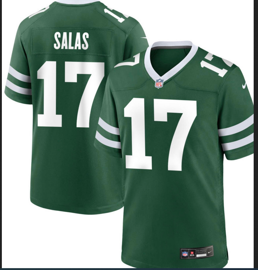 Men New York Jets #17 Salas green 2026 Nike NFL jersey 0063